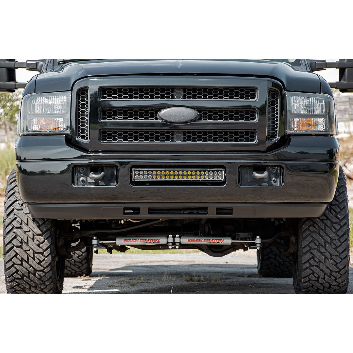 ROUGH COUNTRY LED Light Kit | Bumper Mount | 20" Spectrum Dual Row | Ford F-250/F-350 Super Duty (05-07) | 80665