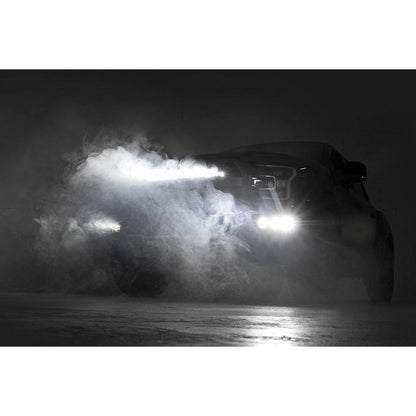 ROUGH COUNTRY LED Light Kit | Fog Mount | Triple 2" Black Pair | White DRL | Ford Raptor (17-20) | 70700DRL