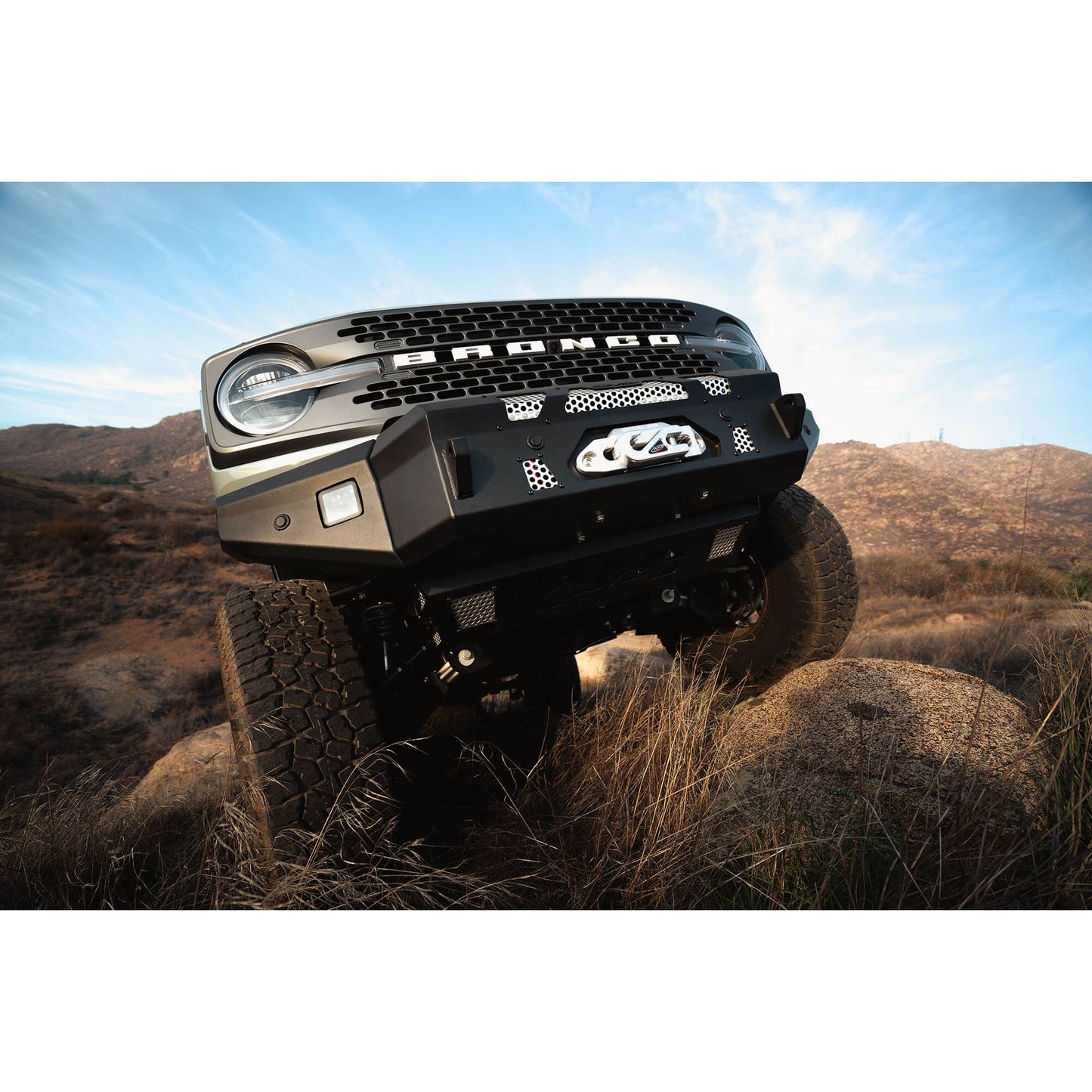 DV8 Off-Road 2021-2024 Ford Bronco | Steel Front Skid Plate C3| SPBR-01