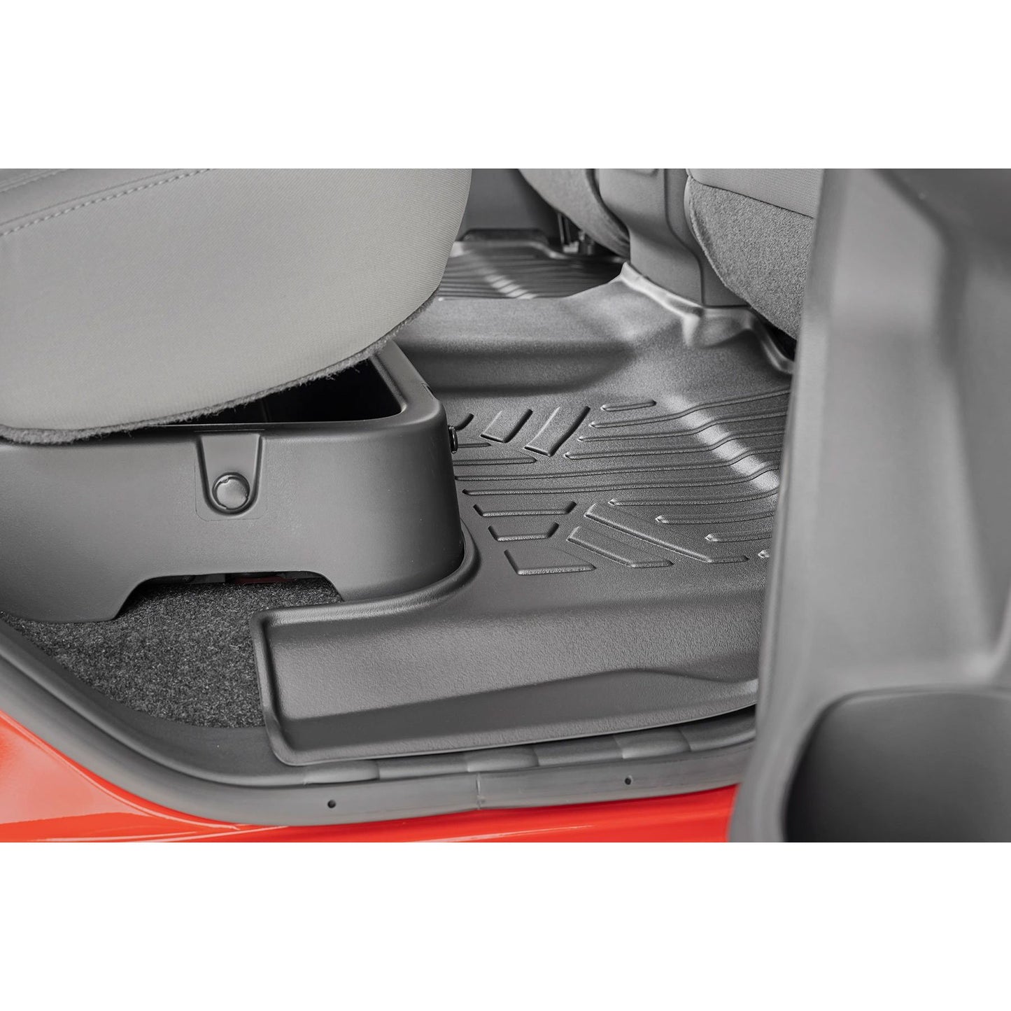 ROUGH COUNTRY Floor Mats | FR & RR | Crew Cab | Nissan Frontier 2WD/4WD (2008-2021) | M-80513