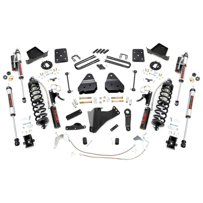 Rough Country Vertex Adjustable Shocks 4.5 Inch Coilover Conversion Lift Kit I 47859
