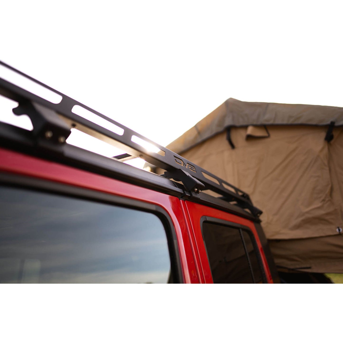 DV8 Off-Road 2018-2024 Jeep Gladiator JT & 2-Door Wrangler JL Roof Rack C3| RRJL-02