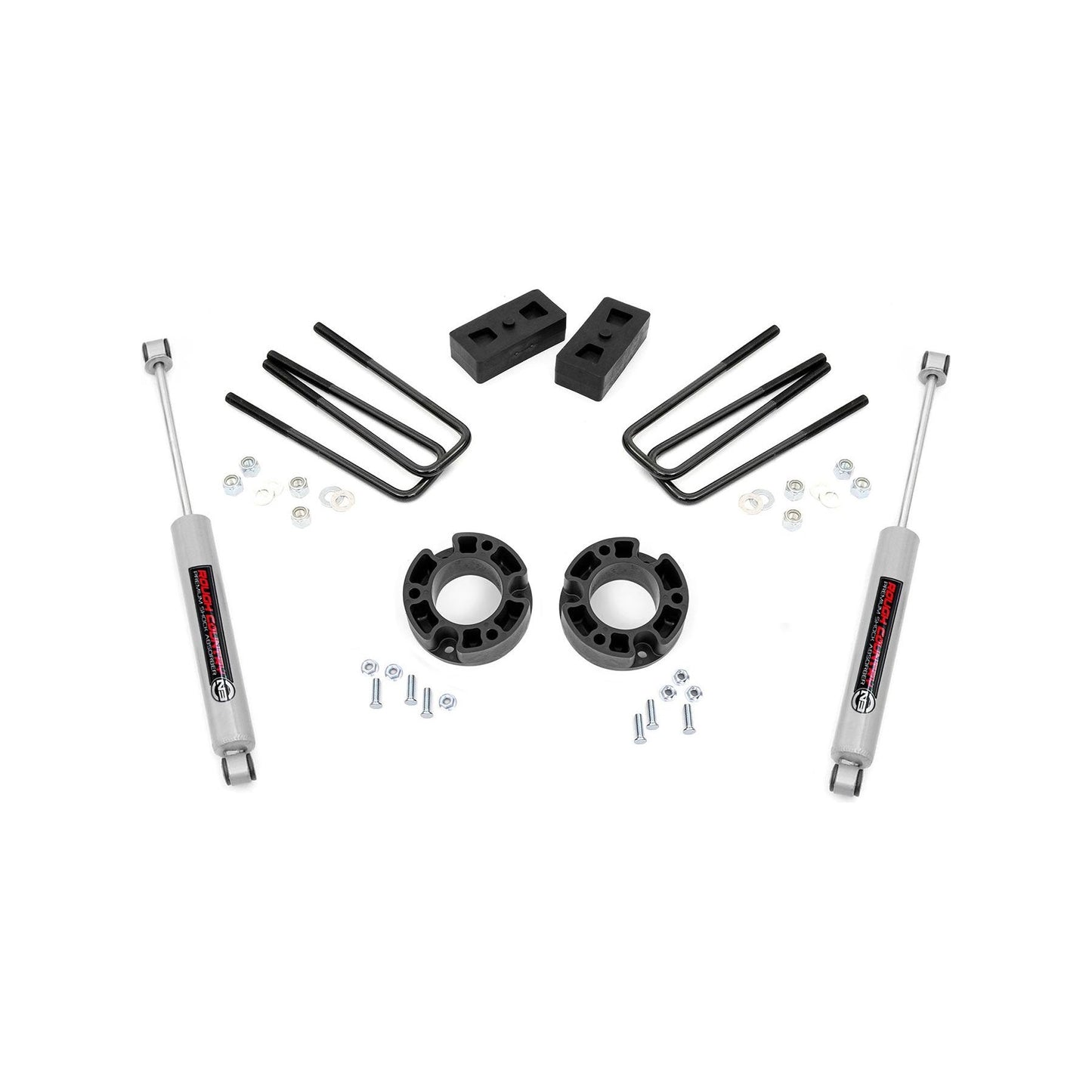 Rough Country M1 Monotube Shocks 3.5 Inch Lift Kit I 26840