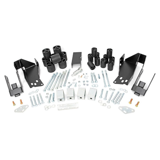 ROUGH COUNTRY 3 Inch Body Lift Kit | Chevy Silverado & GMC Sierra 1500 2WD/4WD (2007-2013) | RC702