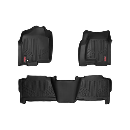 ROUGH COUNTRY Floor Mats | FR & RR | Crew Cab | Chevy/GMC 1500 (99-06 & Classic) | M-29913