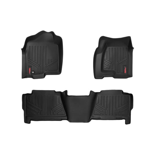 ROUGH COUNTRY Floor Mats | FR & RR | Crew Cab | Chevy/GMC 1500 (99-06 & Classic) | M-29913