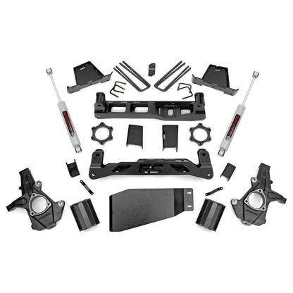 Rough Country M1 Struts w/M1 Rear Shocks 7.5 Inch Lift Kit I 26440