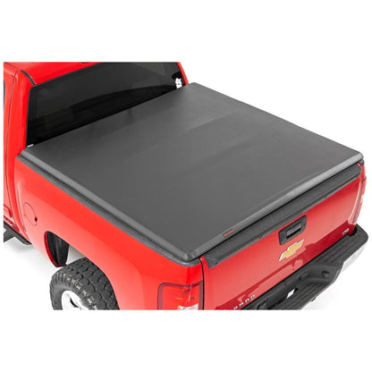 Rough Country 6'7" Bed without Cargo Management System Soft Tri-Fold Bed Cover I 41207650