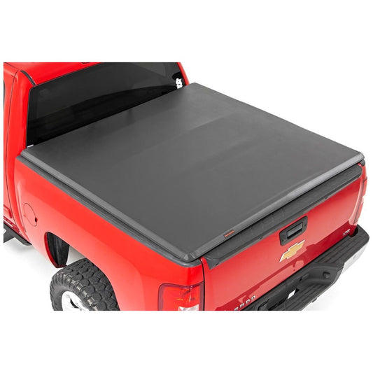 Rough Country 6'7" Bed without Cargo Management System Soft Tri-Fold Bed Cover I 41207650