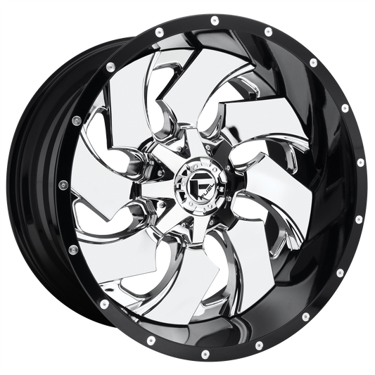 Fuel 1PC D240 CLEAVER CHROME PLATED GLOSS BLACK LIP