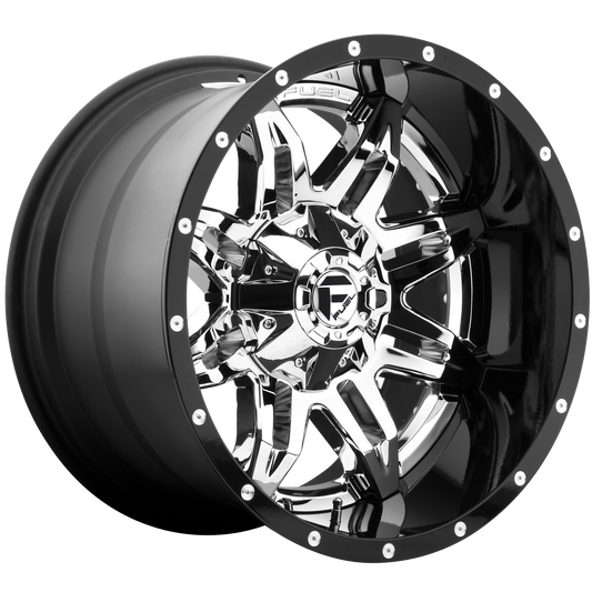 Fuel 1PC D266 LETHAL CHROME PLATED GLOSS BLACK LIP