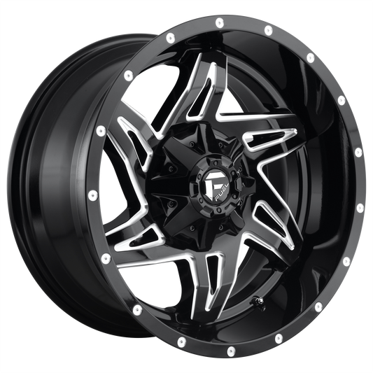 Fuel 1PC D613 ROCKER GLOSS BLACK MILLED