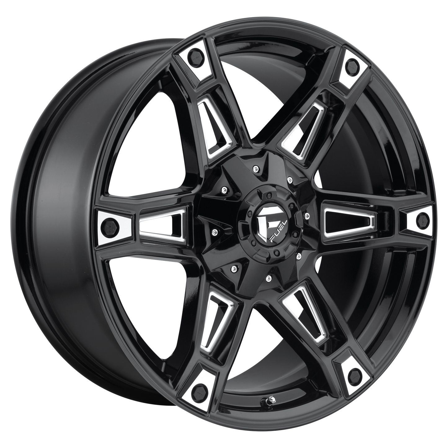 Fuel 1PC D622 DAKAR GLOSS BLACK MILLED