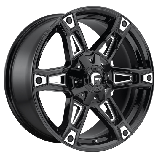 Fuel 1PC D622 DAKAR GLOSS BLACK MILLED