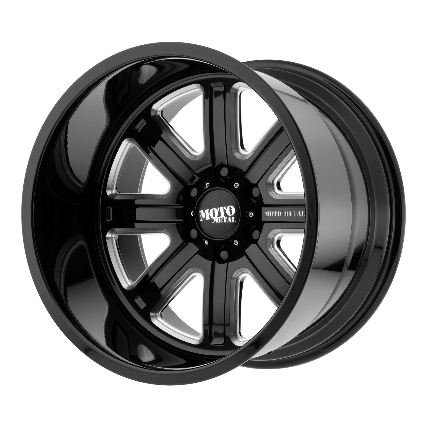 Moto Metal MO402 GLOSS BLACK MILLED