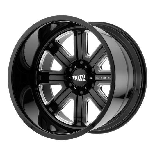 Moto Metal MO402 GLOSS BLACK MILLED