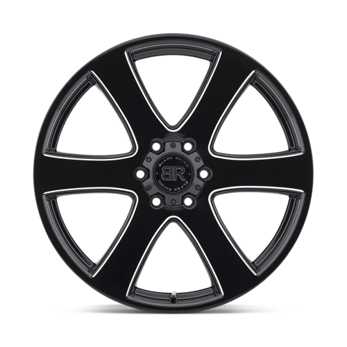 Black Rhino Hard Alloys HAKA GLOSS BLACK W/ MILLED SPOKES