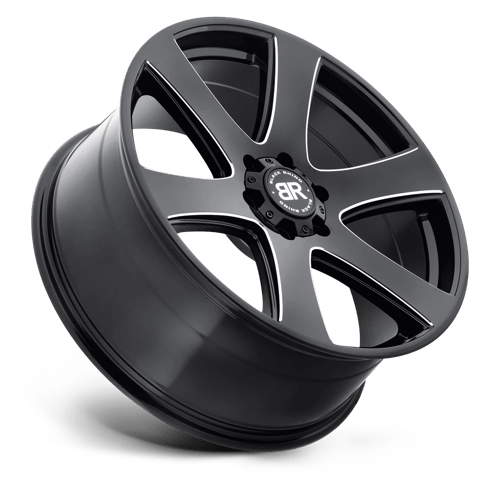 Black Rhino Hard Alloys HAKA GLOSS BLACK W/ MILLED SPOKES