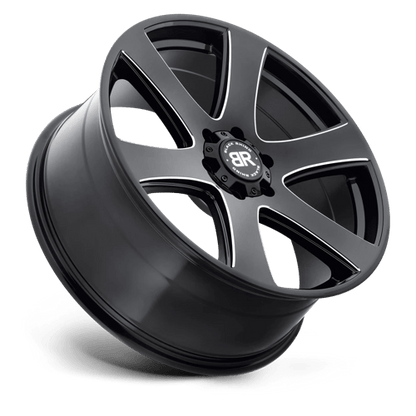 Black Rhino Hard Alloys HAKA GLOSS BLACK W/ MILLED SPOKES