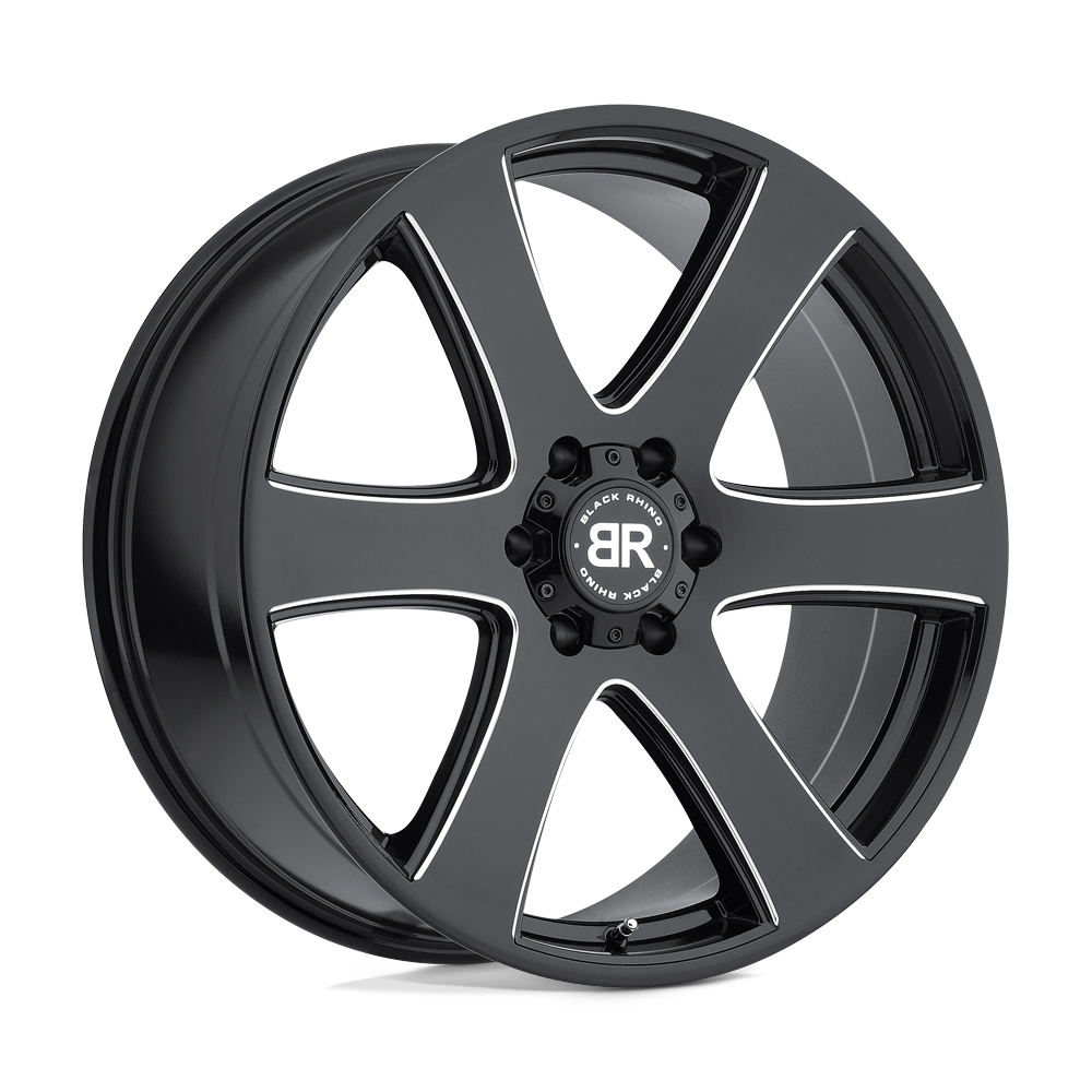 Black Rhino Hard Alloys HAKA GLOSS BLACK W/ MILLED SPOKES