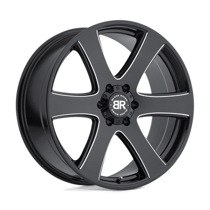 Black Rhino Hard Alloys HAKA GLOSS BLACK W/ MILLED SPOKES