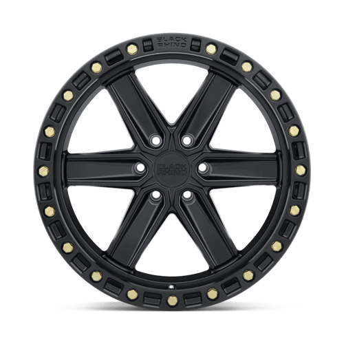 Black Rhino Hard Alloys HENDERSON MATTE BLACK W/ BRASS BOLTS