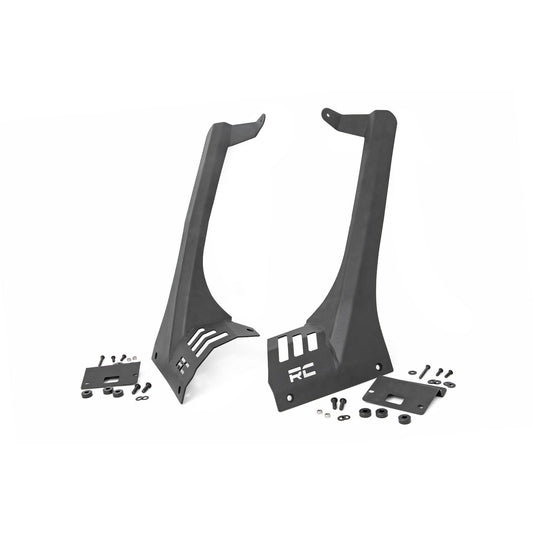 ROUGH COUNTRY LED Light Mounts | Upper Windshield | 50" | Jeep Gladiator JT/Wrangler JL (18-25) | 70063