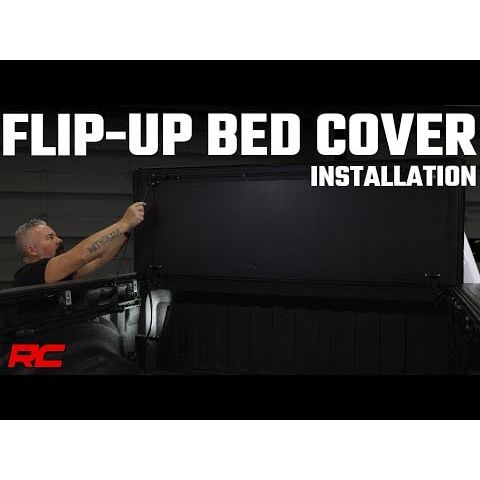 Rough Country 5' Hard Tri-Fold Flip Up Bed Cover I 49415551