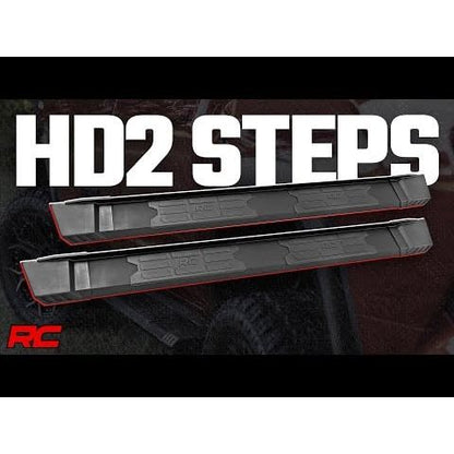 Rough Country Quad Cab HD2 Aluminum Running Boards I SRB091777A