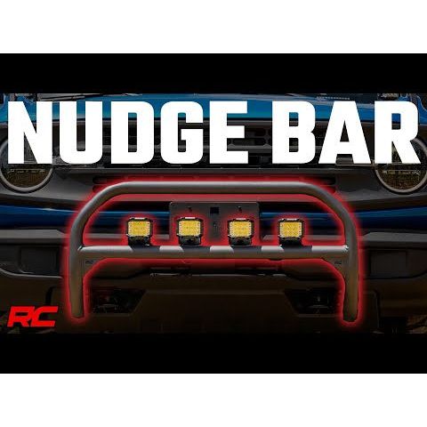 Rough Country 3.5" Round w/ Amber DRL Nudge Bar I 51039