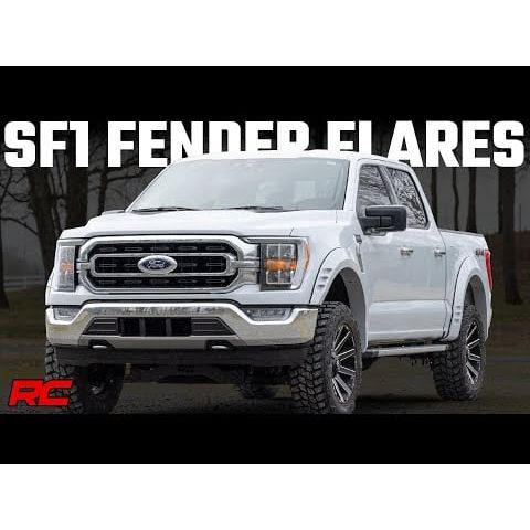 Rough Country YZ | Oxford White Fender Flares I F-F320210A-YZ