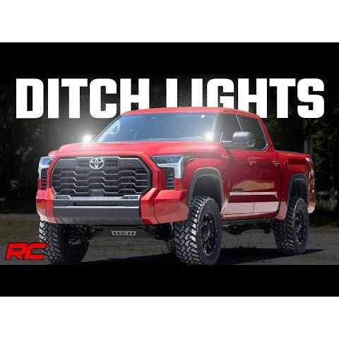 Rough Country 3-inch Osram Wide Angle Series LED Ditch Light Kit I 71075