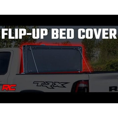 Rough Country 6'10 Hard Tri-Fold Flip Up Bed Cover I 49214651