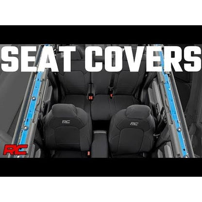 Rough Country With Rear Folding Armrest Seat Covers I 91059