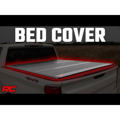Rough Country 5'9" Bed with Rail Caps Hard Low Profile Bed Cover I 47119551B