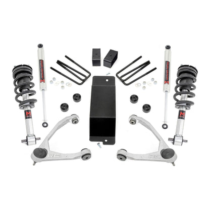 Rough Country M1 Monotube Shocks 3.5 Inch Lift Kit I 19440