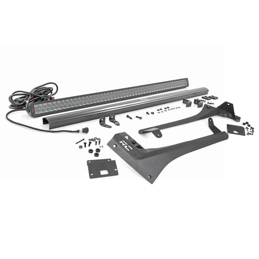 ROUGH COUNTRY LED Light Kit | Windshield | 50" Spectrum Dual Row | Jeep Gladiator JT/Wrangler JL (18-25) | 80069