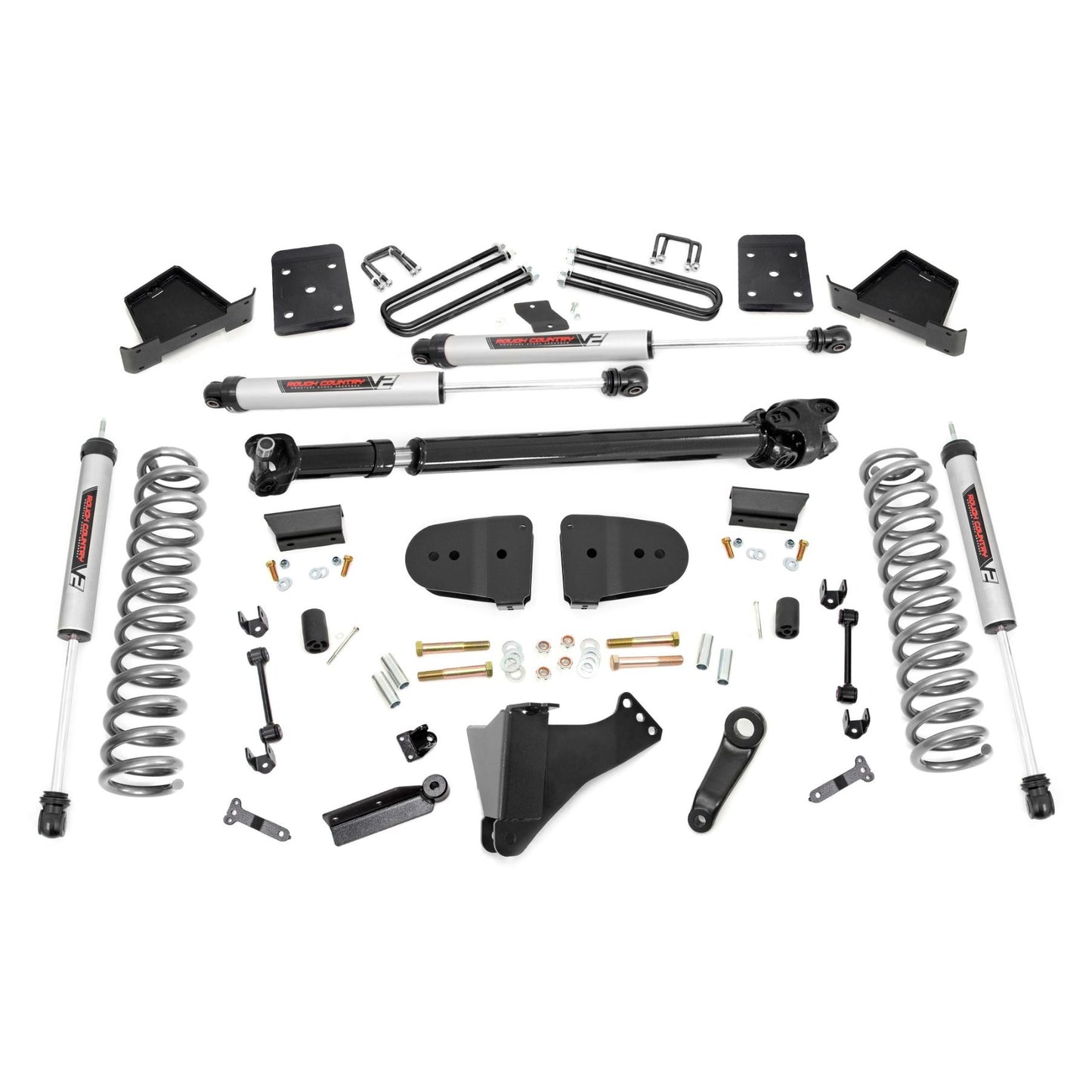 ROUGH COUNTRY 6 Inch Lift Kit | Diesel | OVLD | D/S | V2 | Ford F-250/F-350 Super Duty (23-25) | 43871