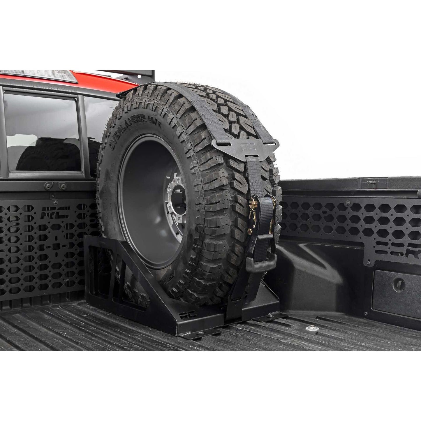 ROUGH COUNTRY Bed Mount Spare Tire Carrier Universal | Multiple Makes & Models (Chevy/Dodge/Ford/GMC/Ram) RCS99073