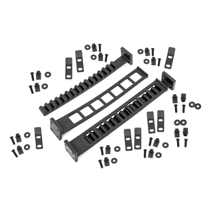 ROUGH COUNTRY Rubber Molle Panel Clamp Kit Universal | Up to 15" | 2-Clamp Sets RCS99066