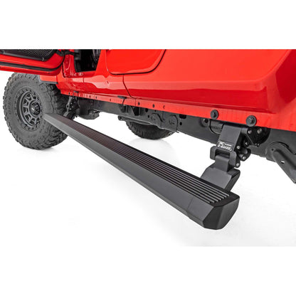 ROUGH COUNTRY Power Running Boards Dual Electric Motor | Jeep Gladiator JT 4WD (20-24) PSR610530