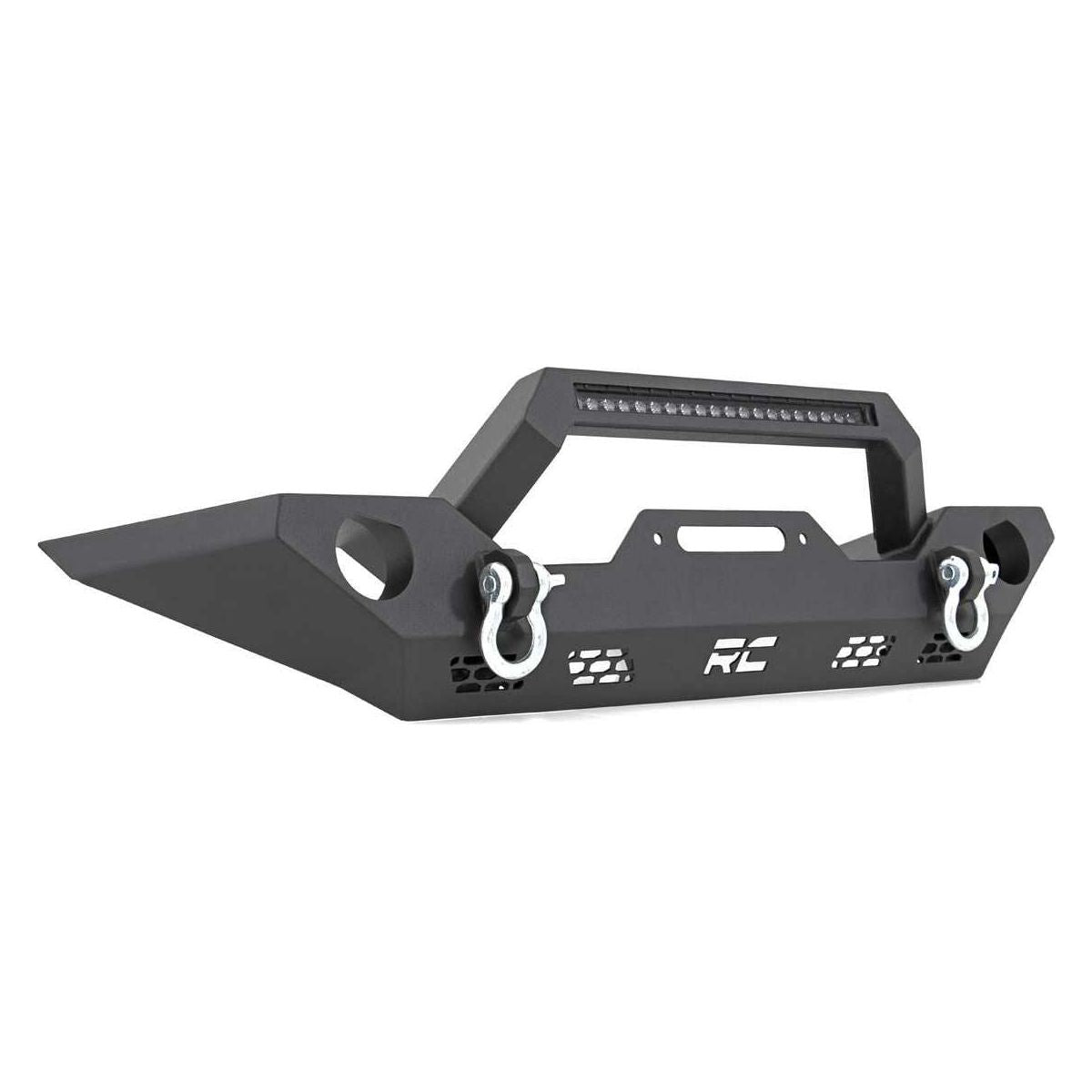 ROUGH COUNTRY Front Bumper Sport | OE Fog | Jeep Gladiator JT/Wrangler JK & JL/Wrangler Unlimited 4WD RCS10596