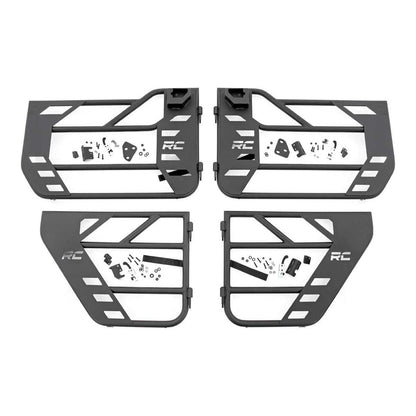 ROUGH COUNTRY Tubular Doors  Front & Rear Jeep Gladiator JT (20-24)/Wrangler JL (18-24) RCS10619