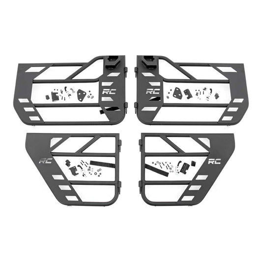 ROUGH COUNTRY Tubular Doors  Front & Rear Jeep Gladiator JT (20-24)/Wrangler JL (18-24) RCS10619