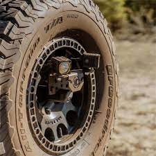 KC HILITES | Light Mount - Spare Tire Carrier - GEN4 2018+ Jeep Wrangler JL / GEN6 2021+ Ford Bronco Raptor M14x1.5 Lug Nuts | 7478