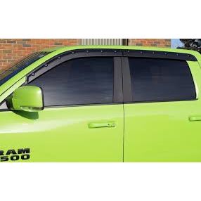 TOUGH GUARD | Dodge RAM 2500/3500 (2010-2019) Textured Tough Window Visors Crew Cab Only |  TV6R09-CC