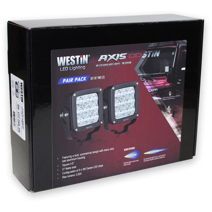 Westin Axis LED Auxiliary Light - 09-12219B-PR