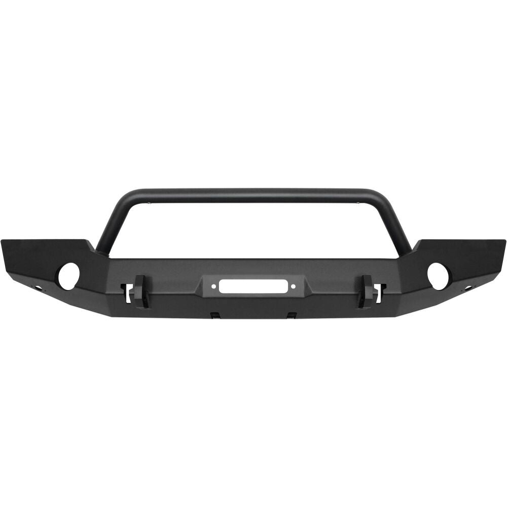 Westin WJ2 Full Width Front Bumper With Bull Bar Textured Black for 2018-C Jeep Wrangler JL / Gladiator JT - 59-80115