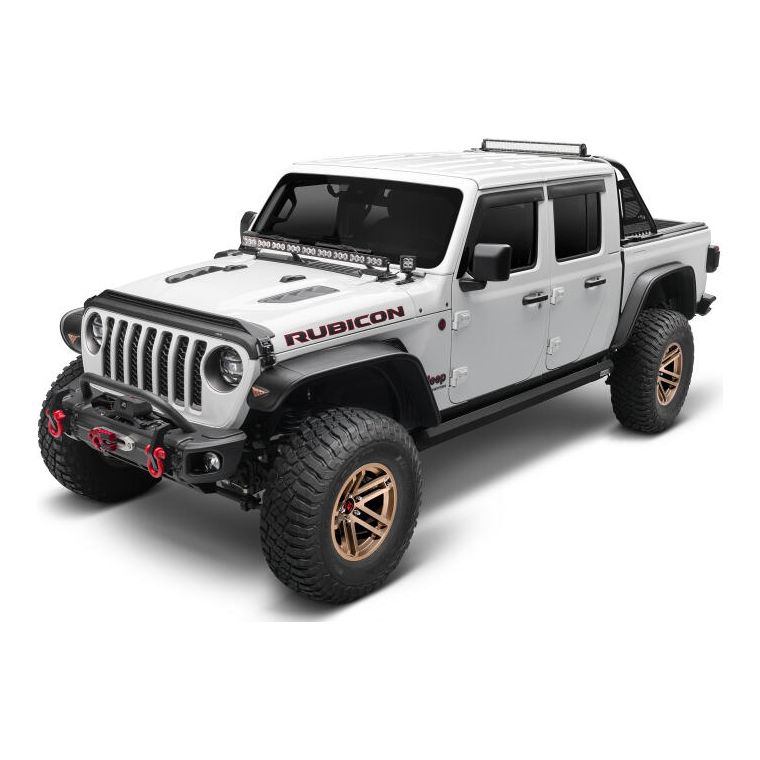 Aeroskin LightShield Pro Hood Shield (Black) for 2018-C Jeep Wrangler JL / JT 953156
