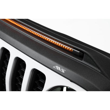 Aeroskin LightShield Pro Hood Shield (Black) for 2018-C Jeep Wrangler JL / JT 953156